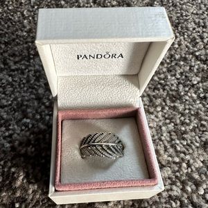 Pandora feather ring